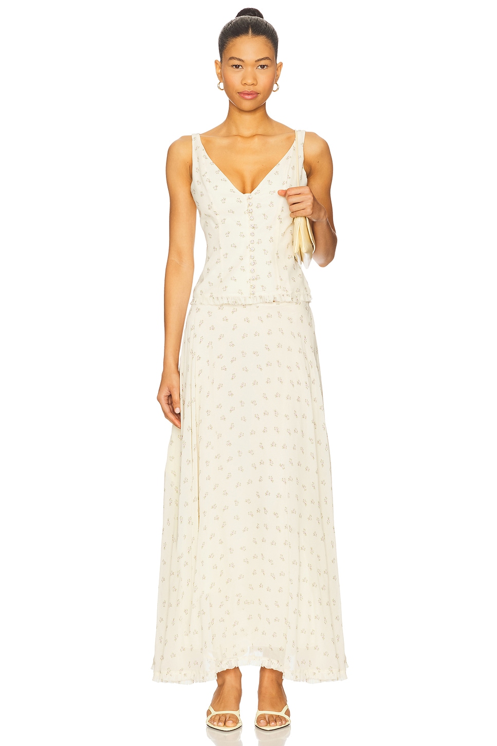 Mirror Palais Rose Top in Buttercream