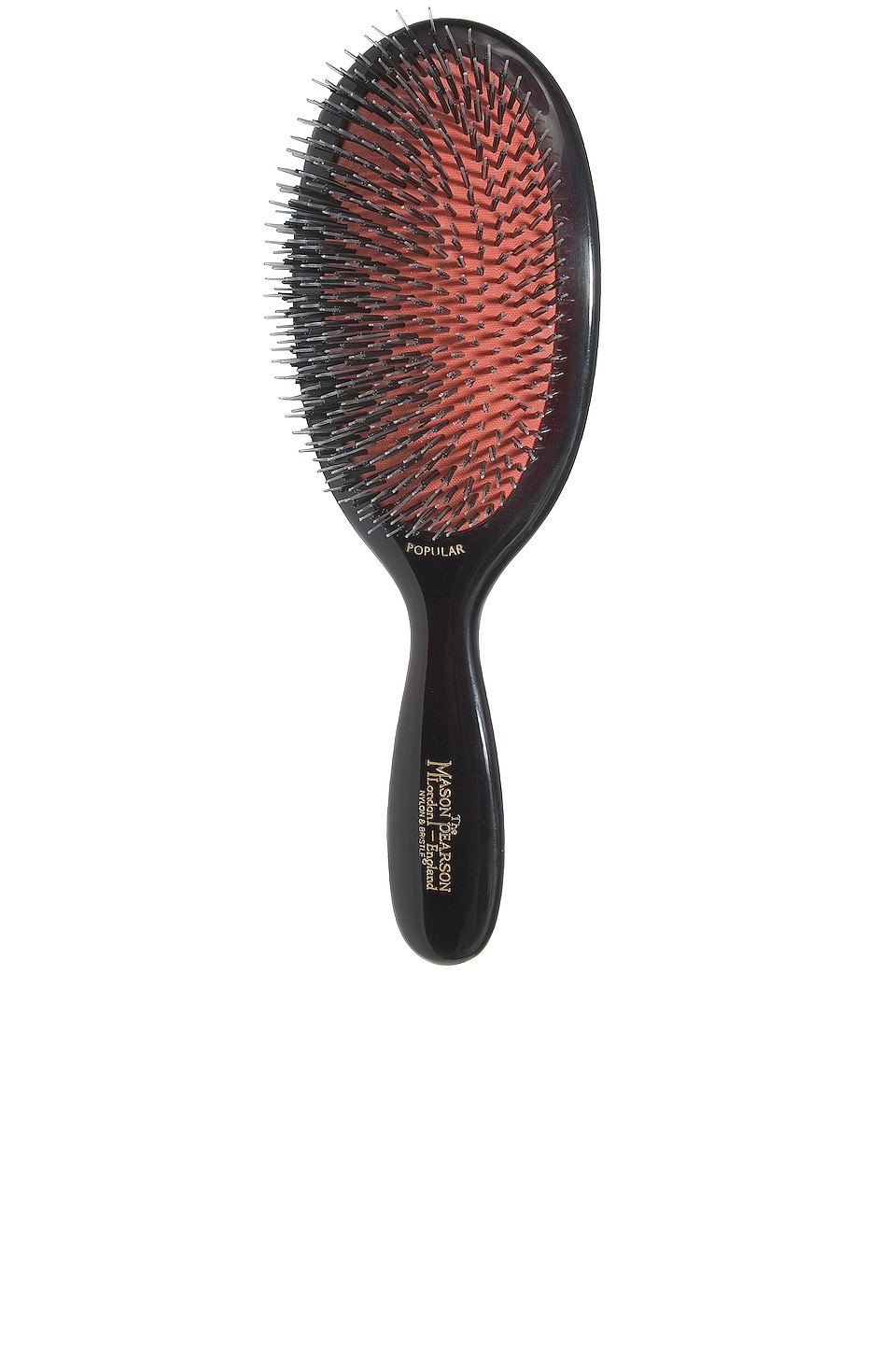 Image 1 of Popular Mixture Bristle & Nylon Mix Hair Brush in Dark Ruby