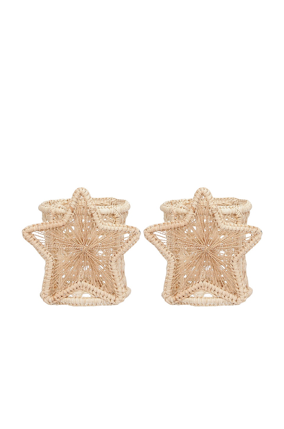 Mercedes Salazar Set of 2 Star Shine Napkin Rings 
