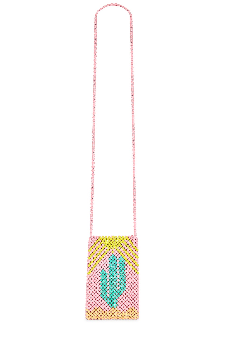 Image 1 of X Revolve Cactus Beaded Handbag in Pink