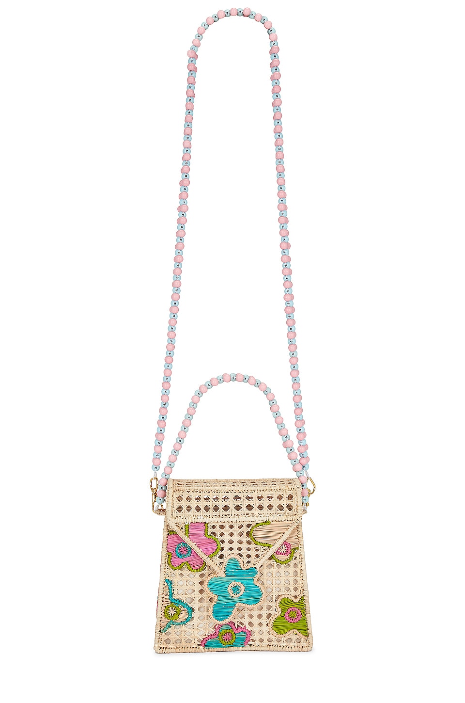 MERCEDES SALAZAR Sunset Zuncho Handbag Mini In Pink