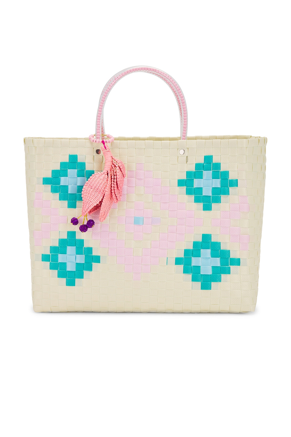 MERCEDES SALAZAR  Pink Floral Handbag main image 0