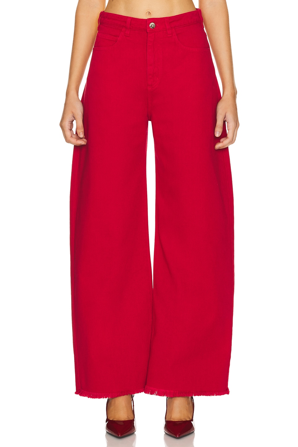 Marques ' Almeida Boyfriend Jeans in Red | REVOLVE