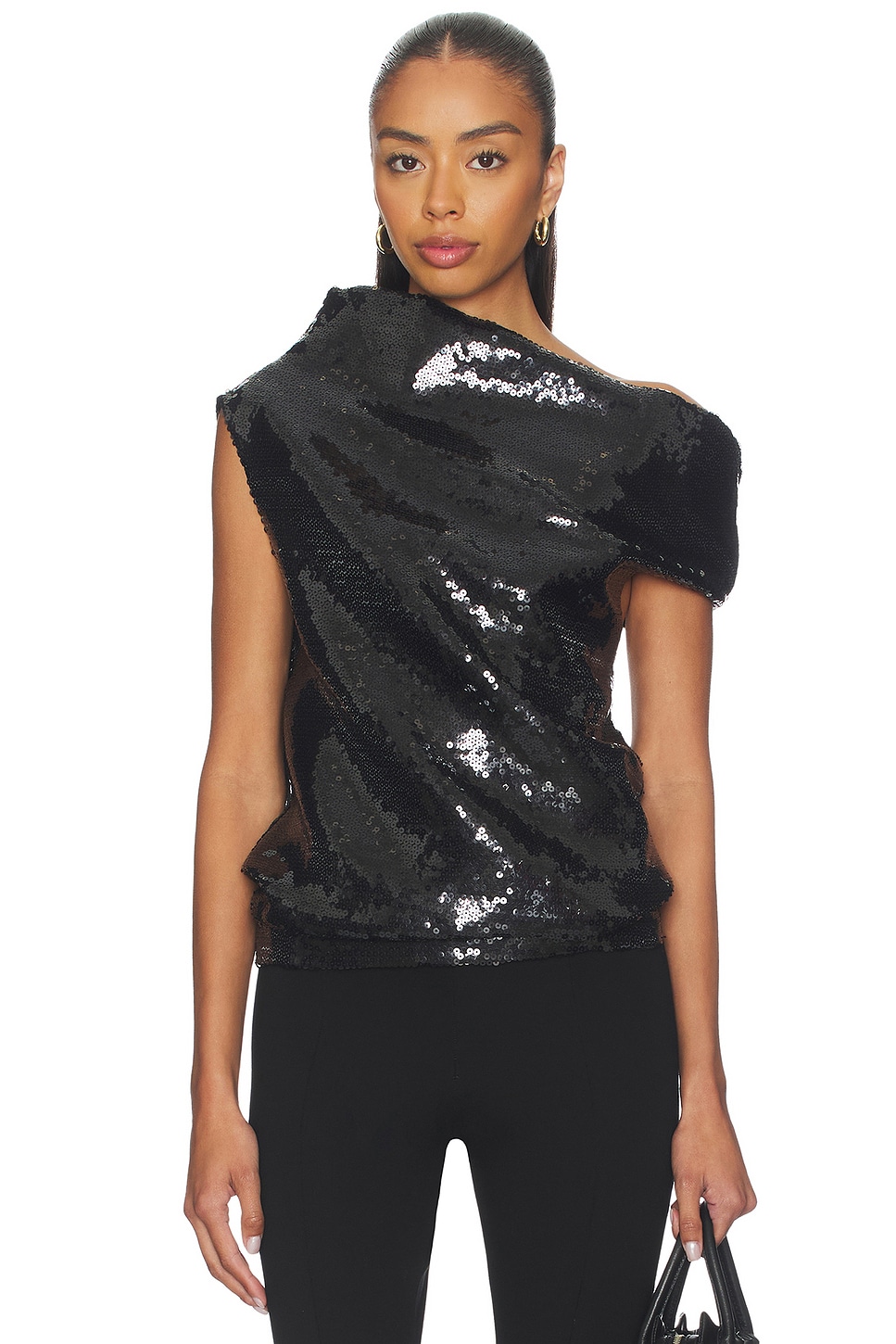 Sequin Asymmetric Top