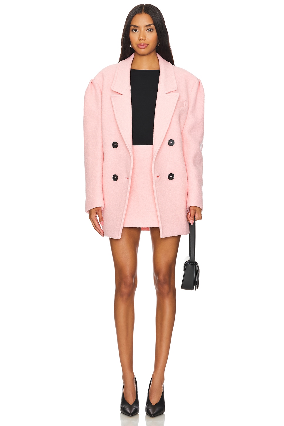MSGM Wool Boucle Coat thumbnail