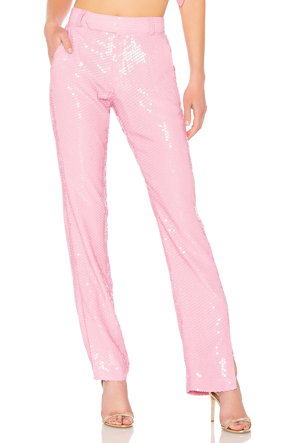 MSGM Sequin Pant in Pink | REVOLVE