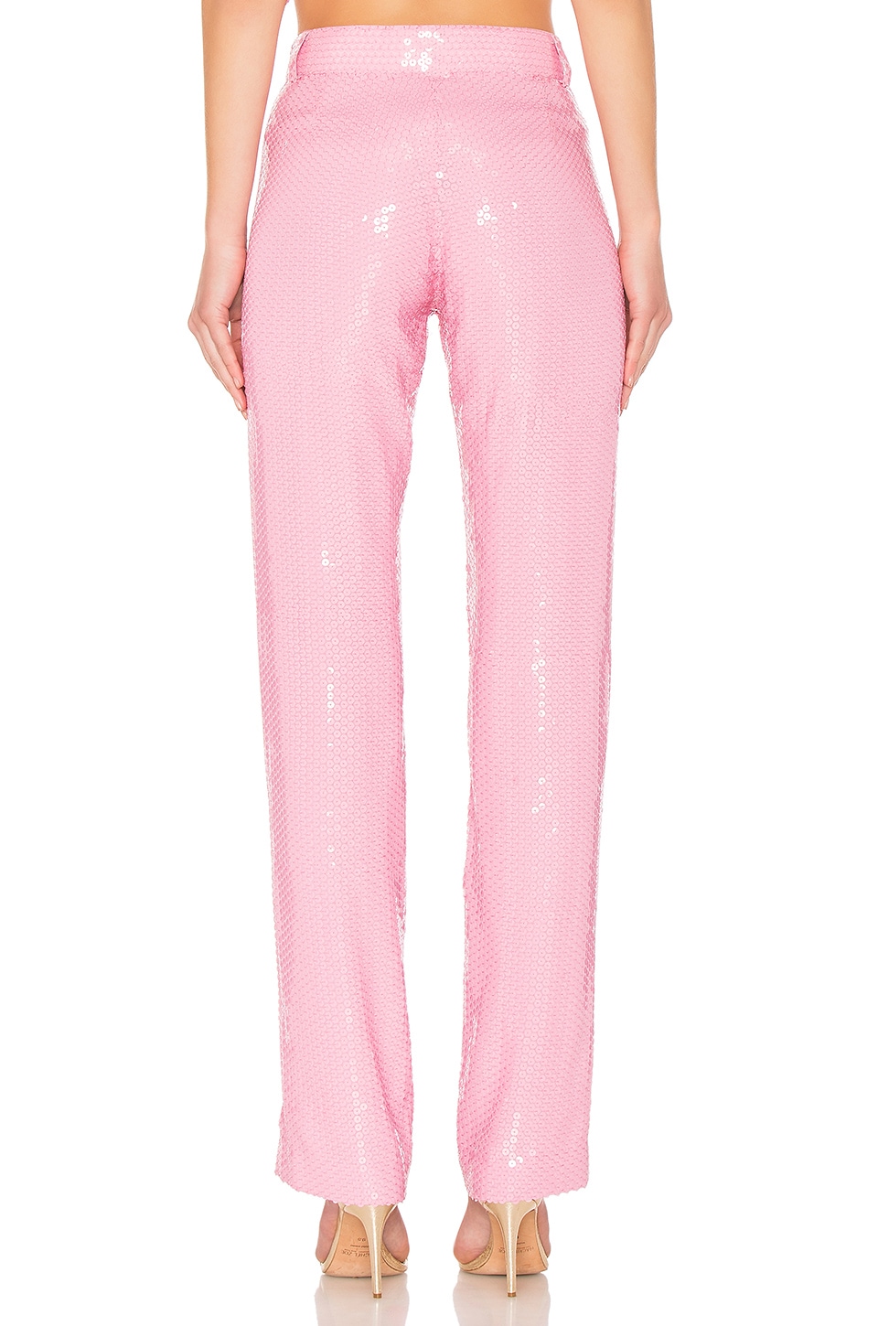 MSGM Sequin Pant in Pink | REVOLVE