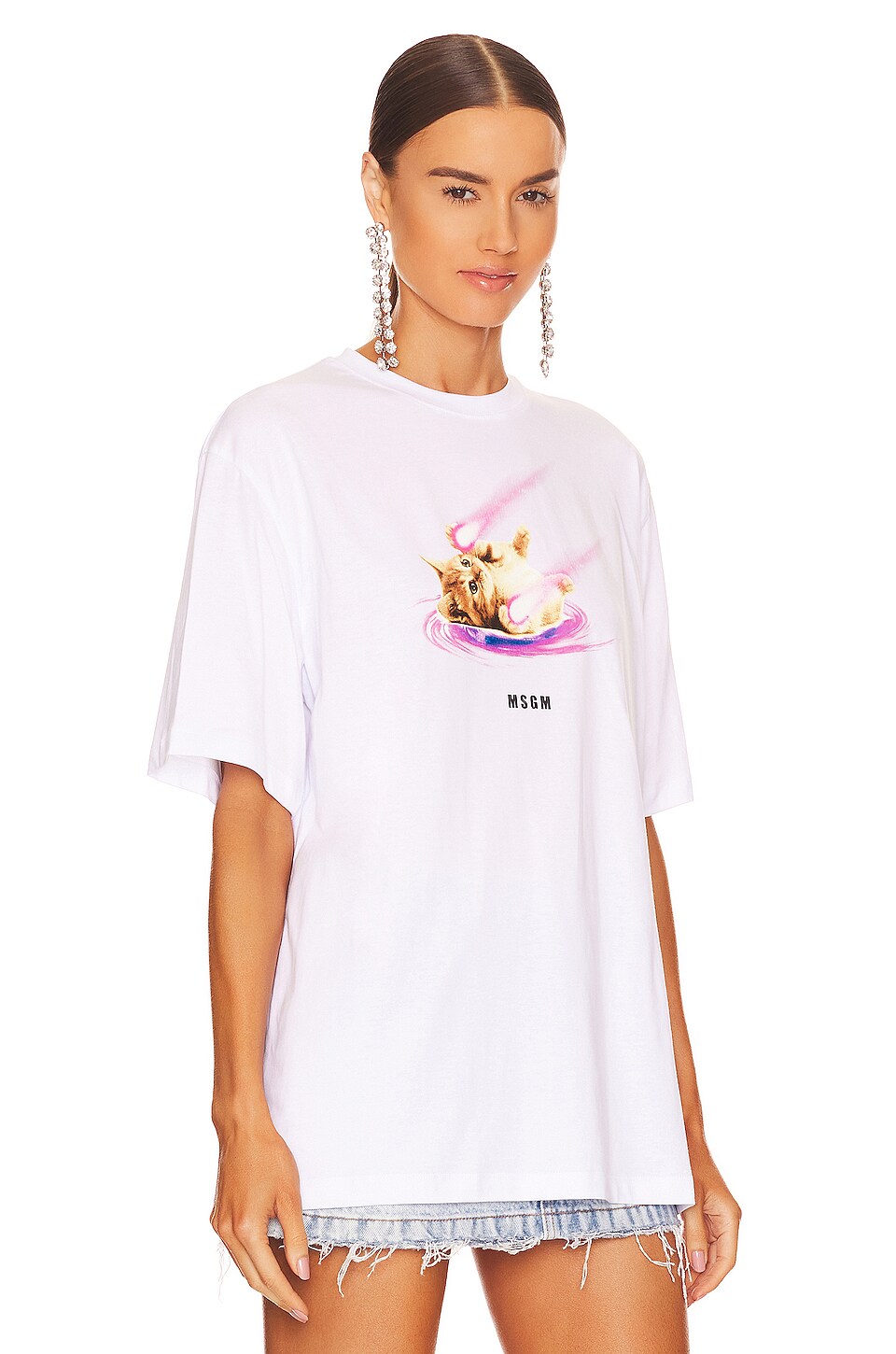 MSGM SPACE CAT Tシャツ