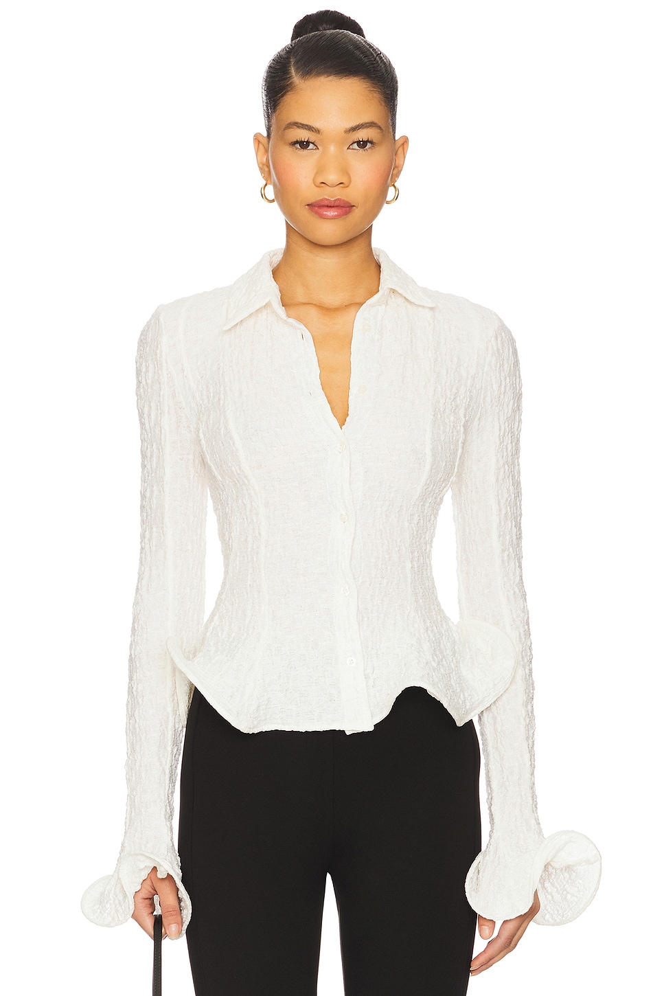 Undone Button Up Shirt