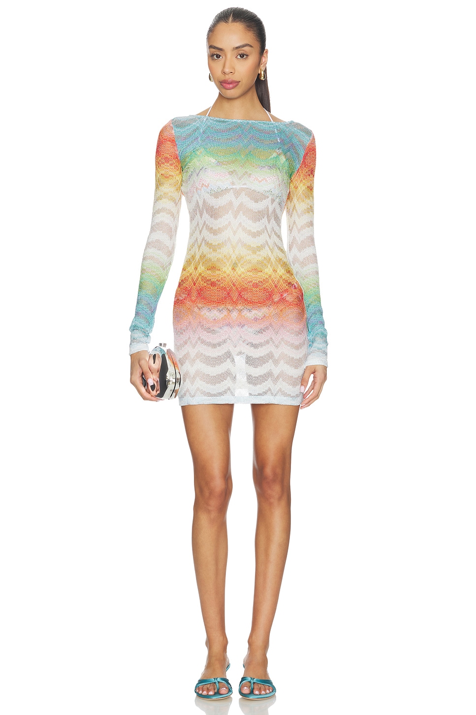 missoni long sleeve mini dress Long Sleeve Mini Dress