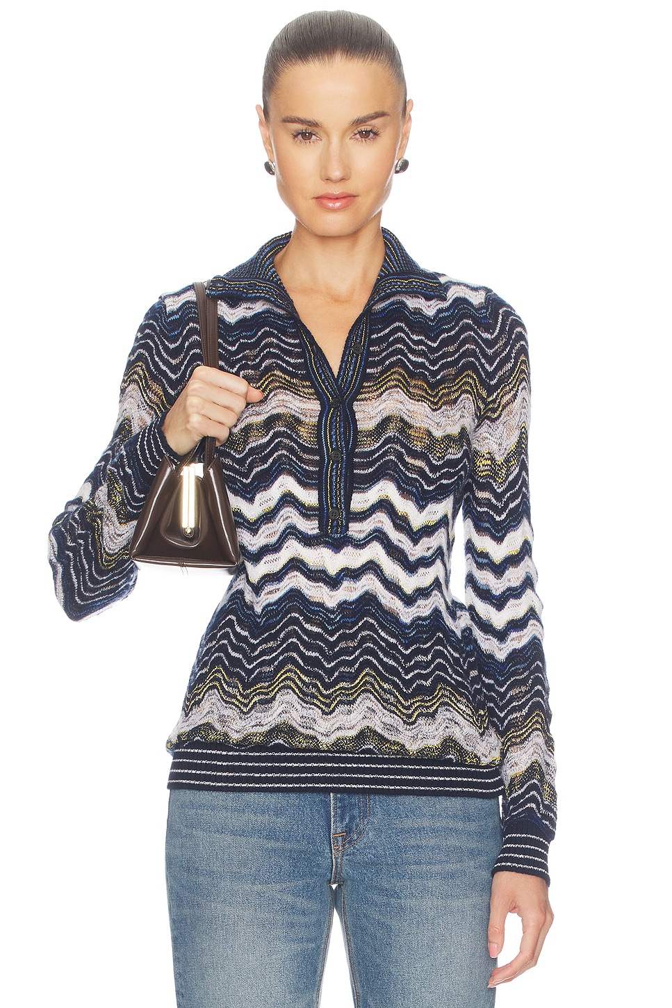 Missoni Long Sleeve Mock Neck