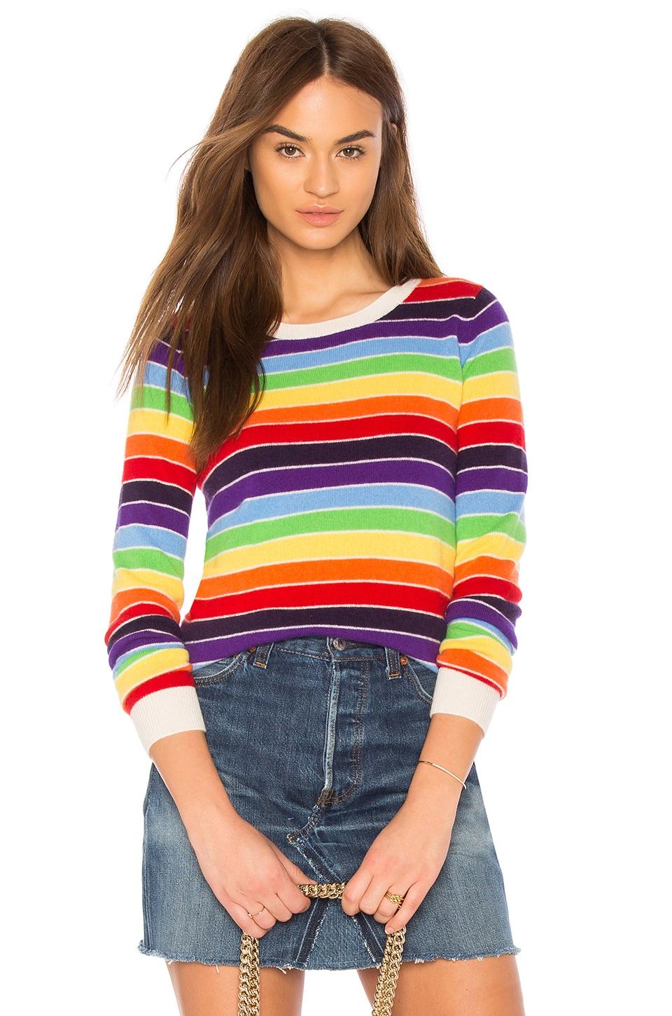 MADELEINE THOMPSON Kermit Sweater in Rainbow | REVOLVE