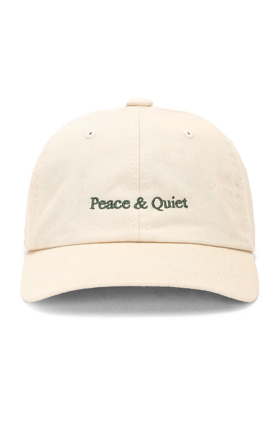 Museum of Peace and Quiet Classic Wordmark Dad Hat in Bone