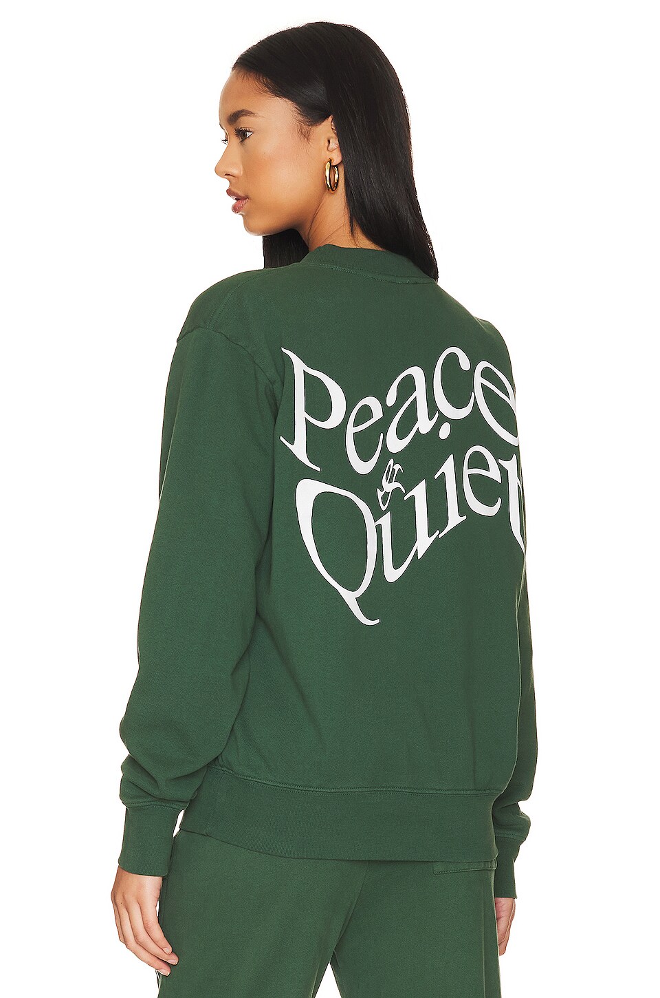 Museum of Peace and Quiet Warped Sweater in Forest