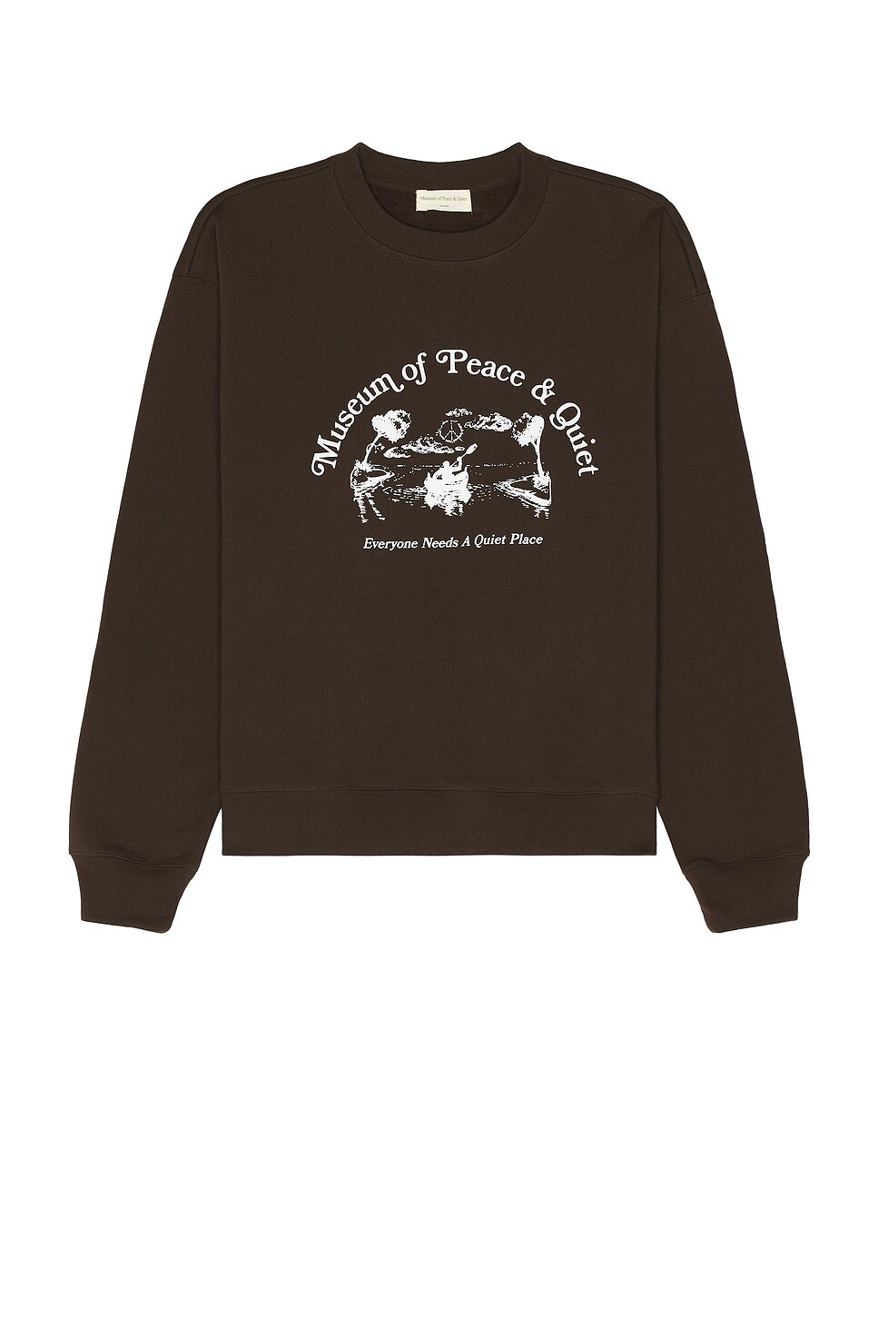 Museum of Peace and Quiet Place Sweater in Brown