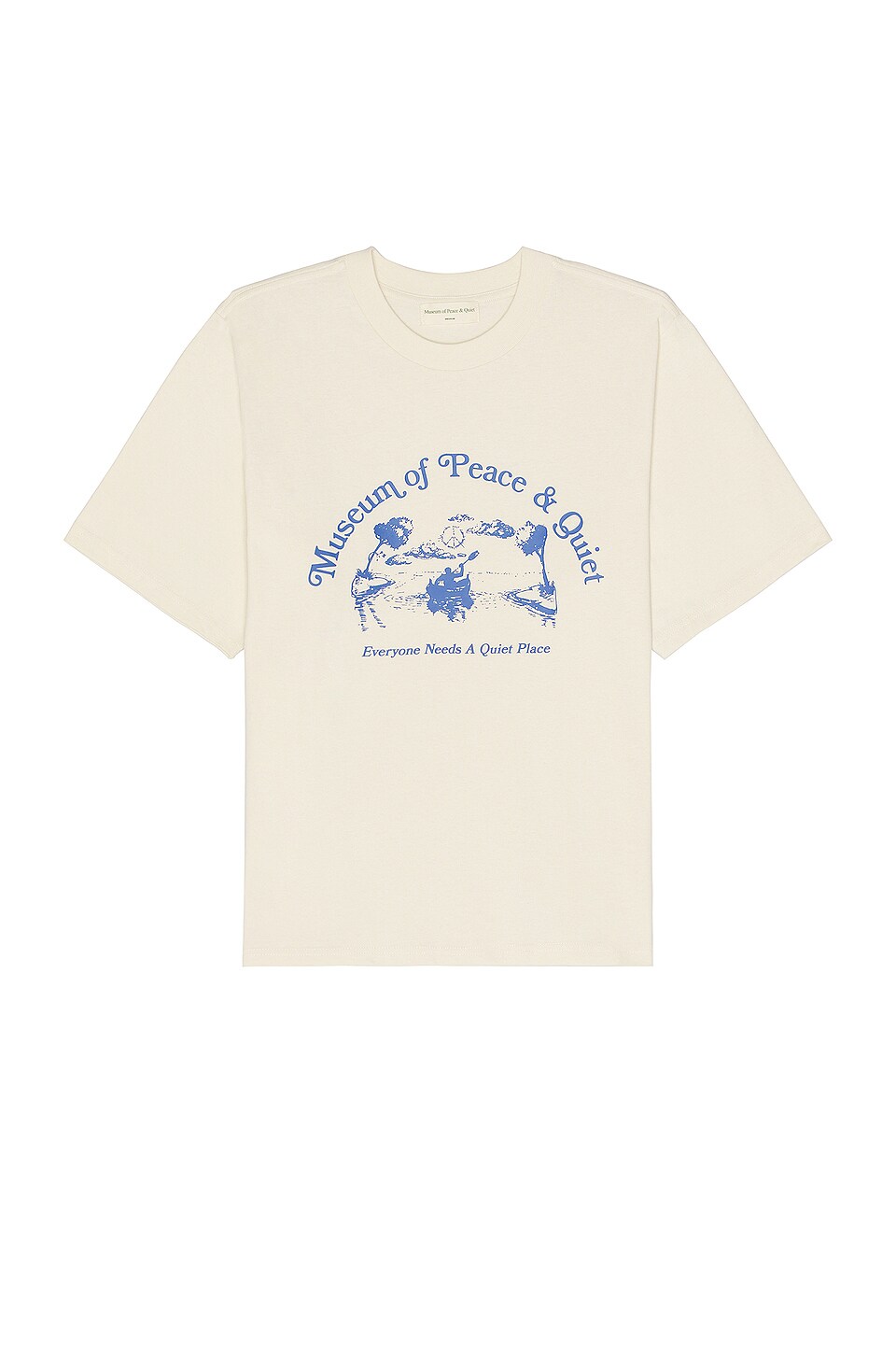 Museum of Peace and Quiet Place T-shirt in Bone