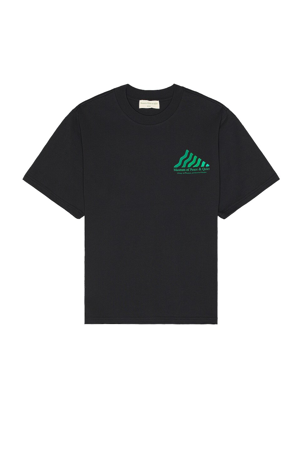 Museum of Peace and Quiet Library T-shirt in Black