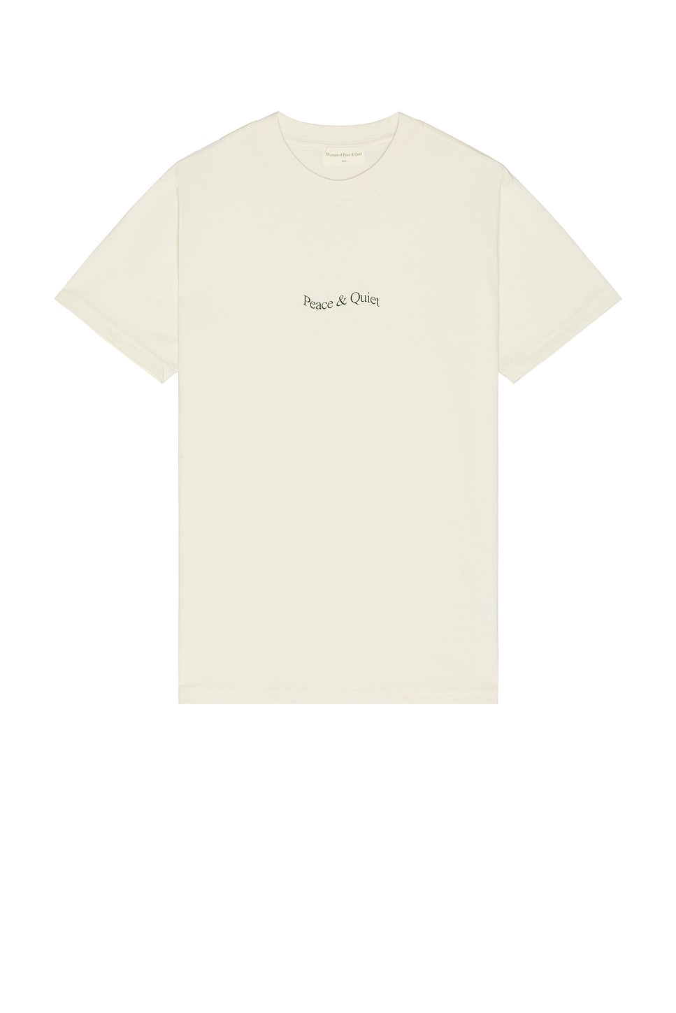 Museum of Peace and Quiet Wordmark Tee in Bone | REVOLVE