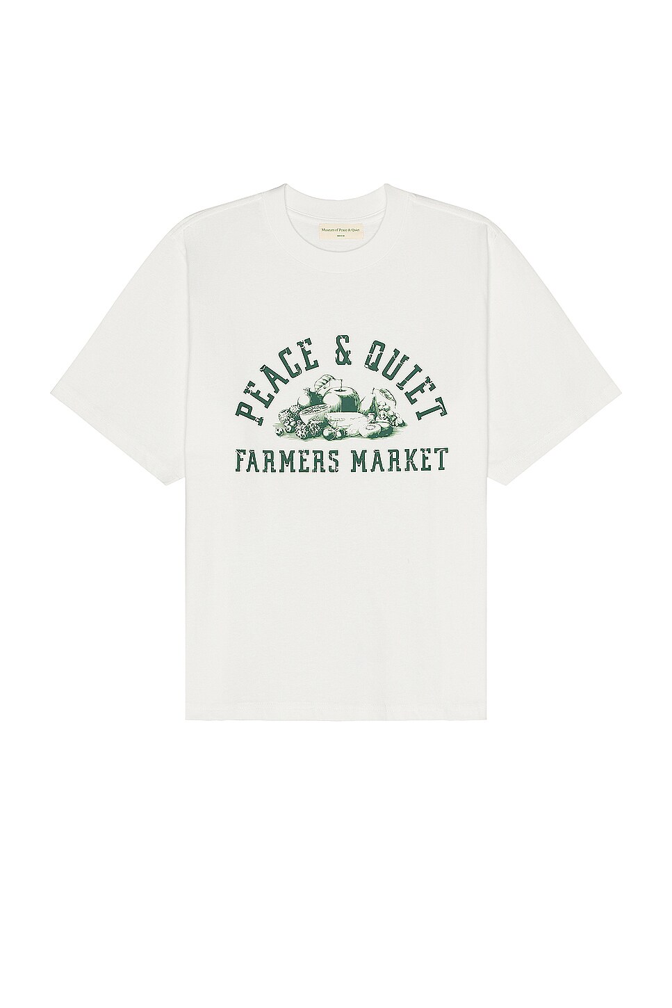 Museum of Peace and Quiet Farmers Market T-shirt in White