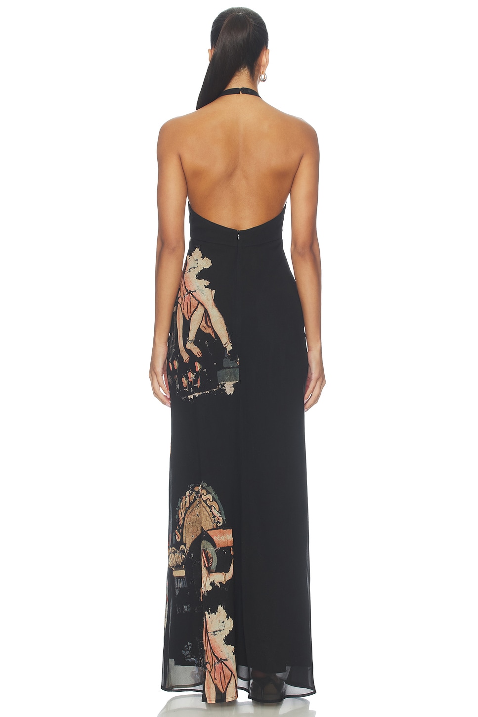Muma World Bastet Aya Dress In Black, photo 3 of 4