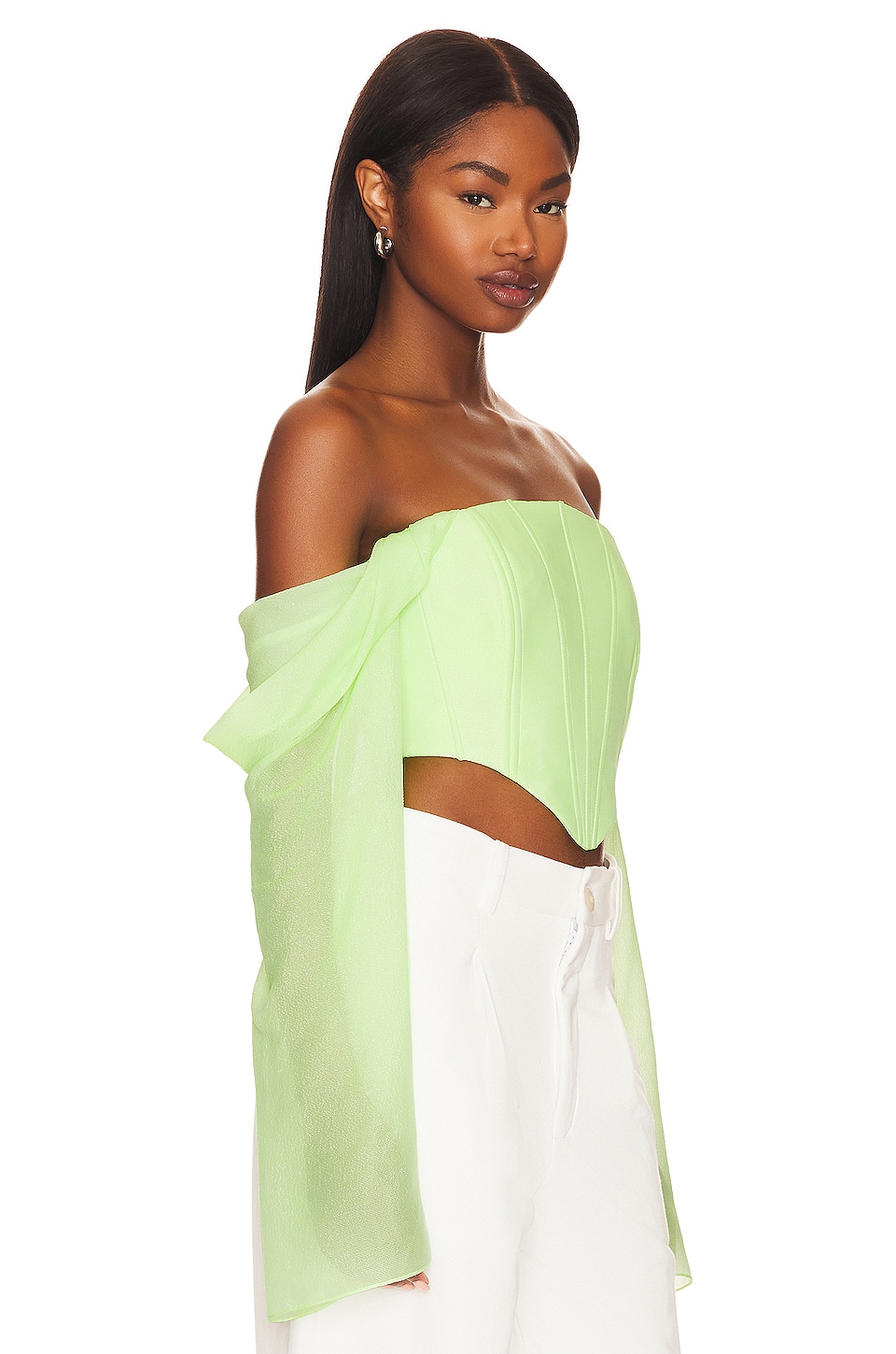 MANURI Gigi Neon Corset Top