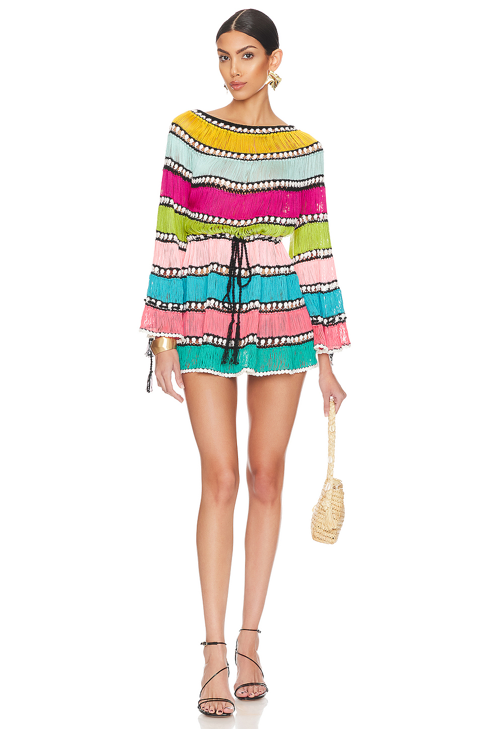 My Beachy Side x REVOLVE Crochet Rainbow Dress in Rainbow Multi REVOLVE