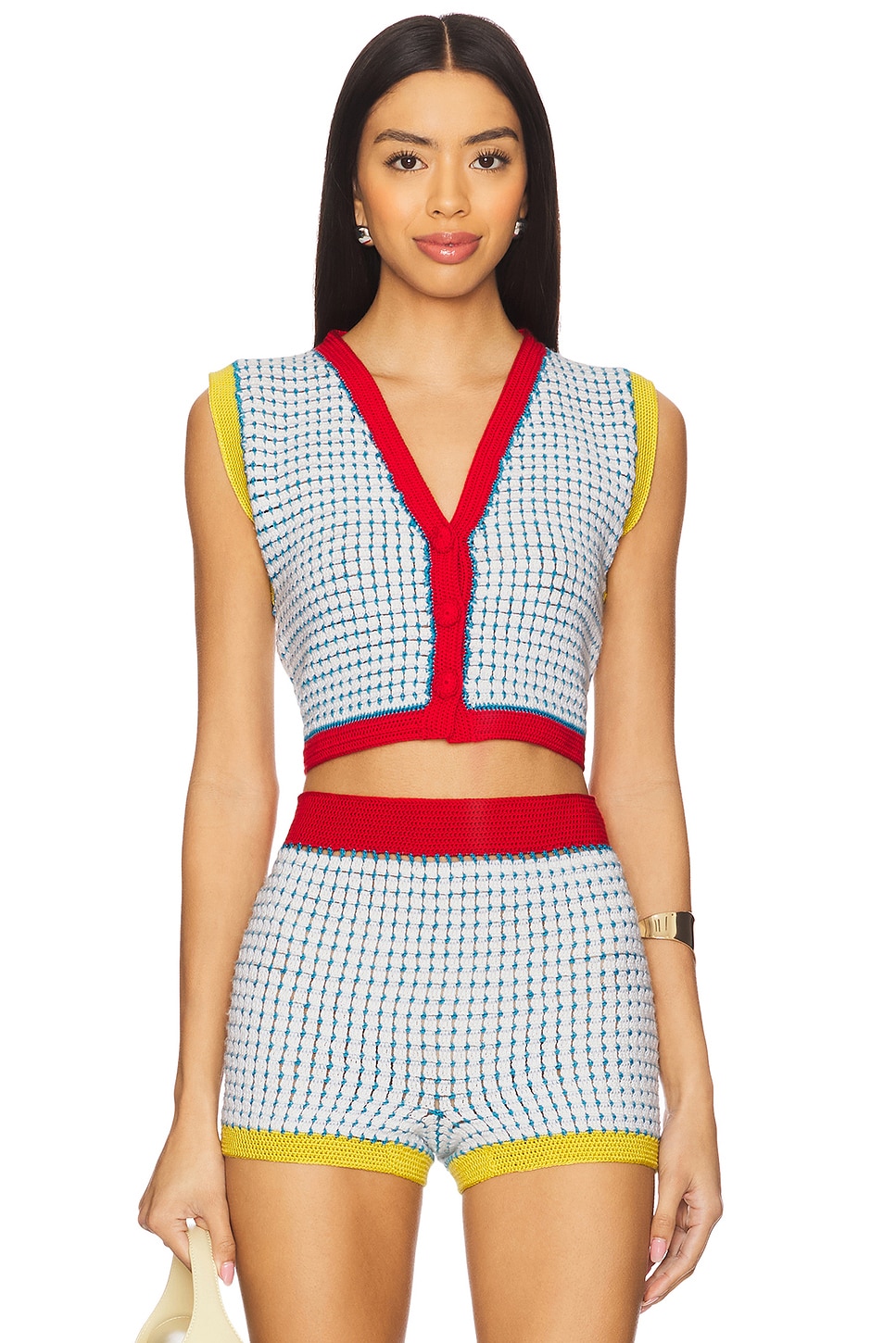 Maje Hand Crochet Vest