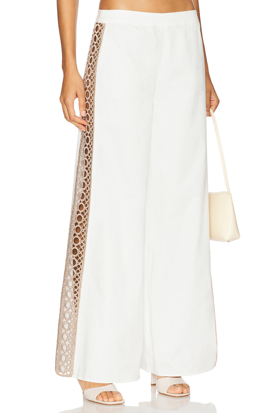 Coconut Wide Leg Pants - Thumbnail 1