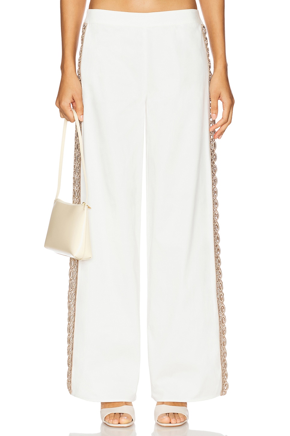 Coconut Wide Leg Pants - Thumbnail 2