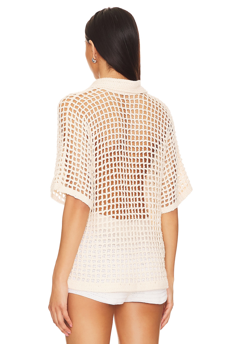 My Beachy Side X Revolve Crochet Shirt