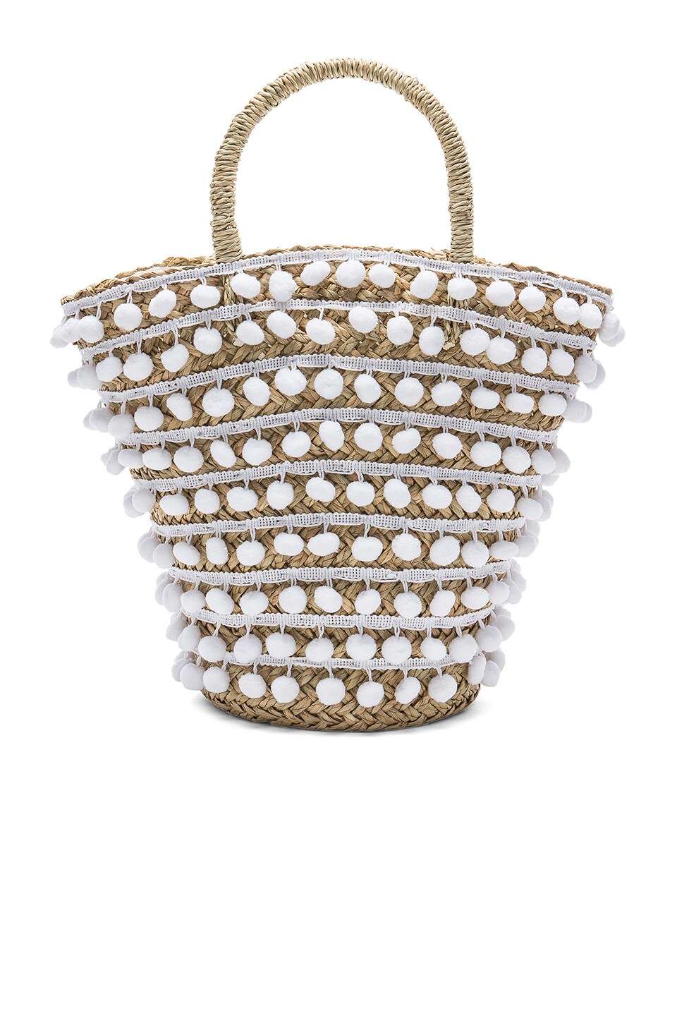 Pom Pom Bucket Bag