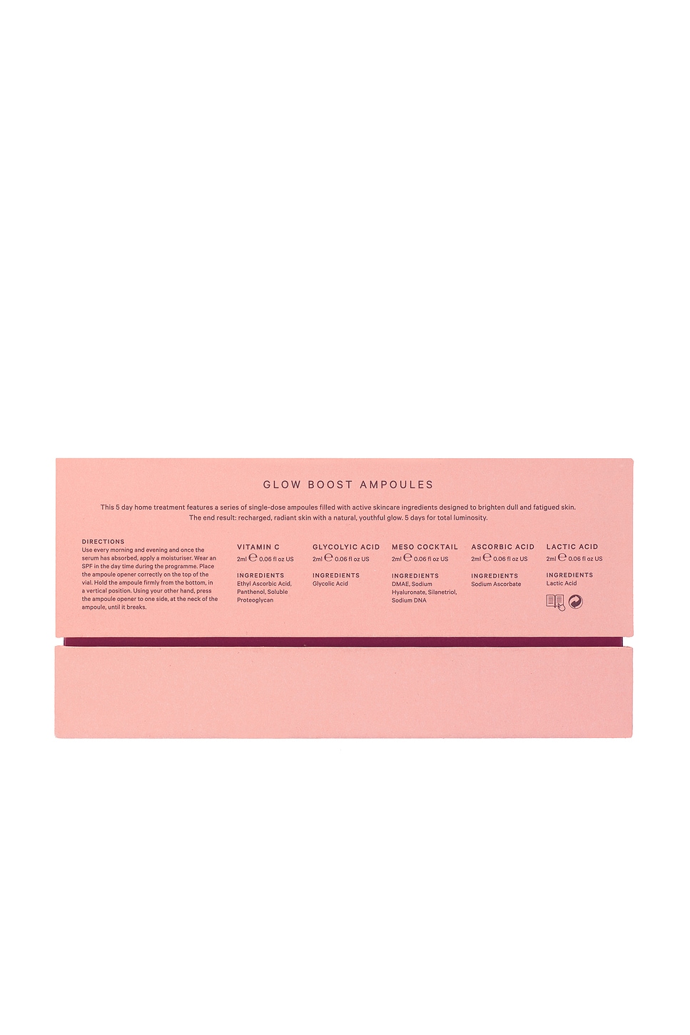 Mz Skin Glow Boost Ampoules, 10 X 2ml - One Size In N,a