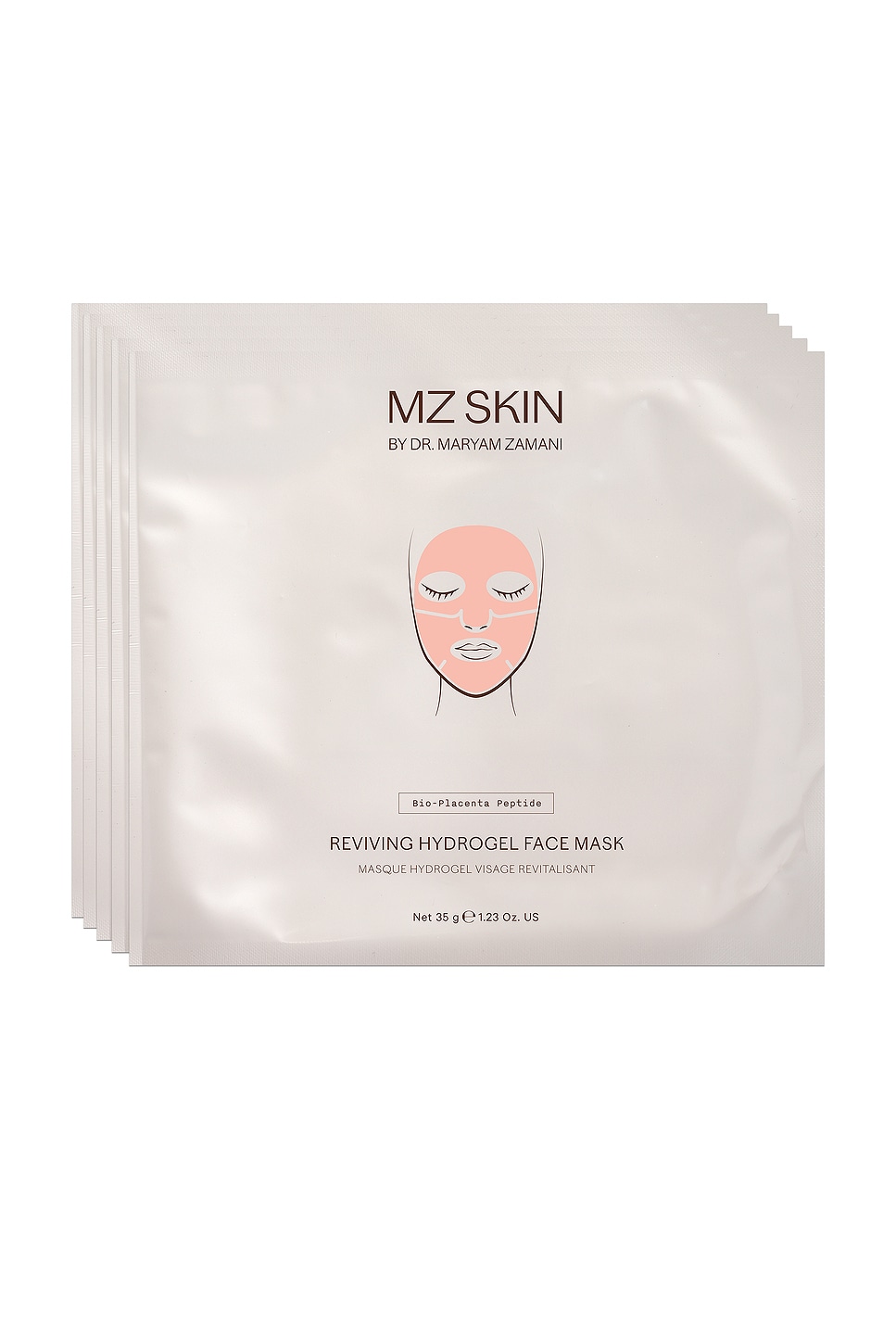 Bio-Placenta Peptide Reviving Hydrogel Face Mask 5 Pack - thumbnail 2