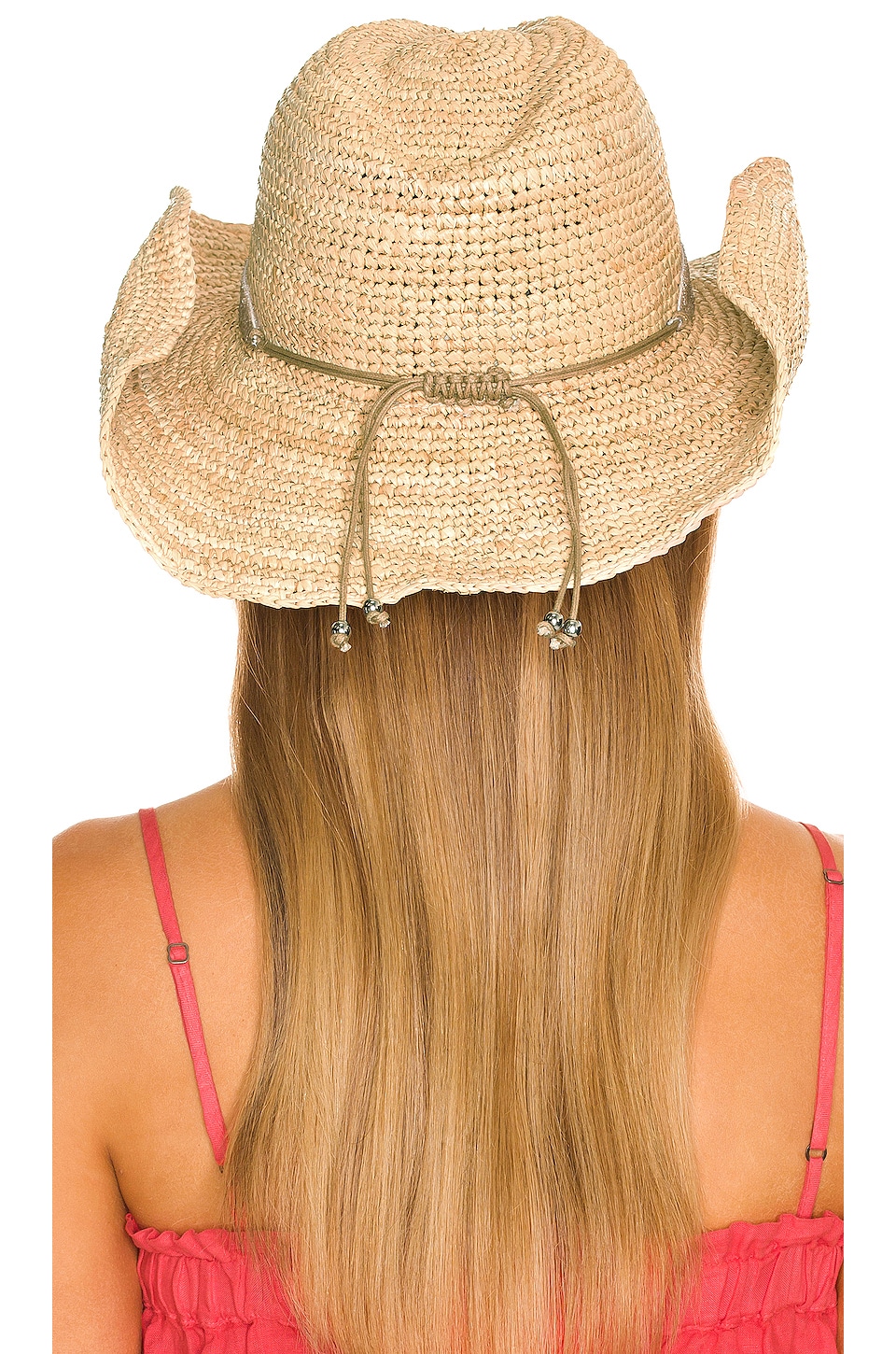 Nikki Beach Blue Jaye Hat in Natural