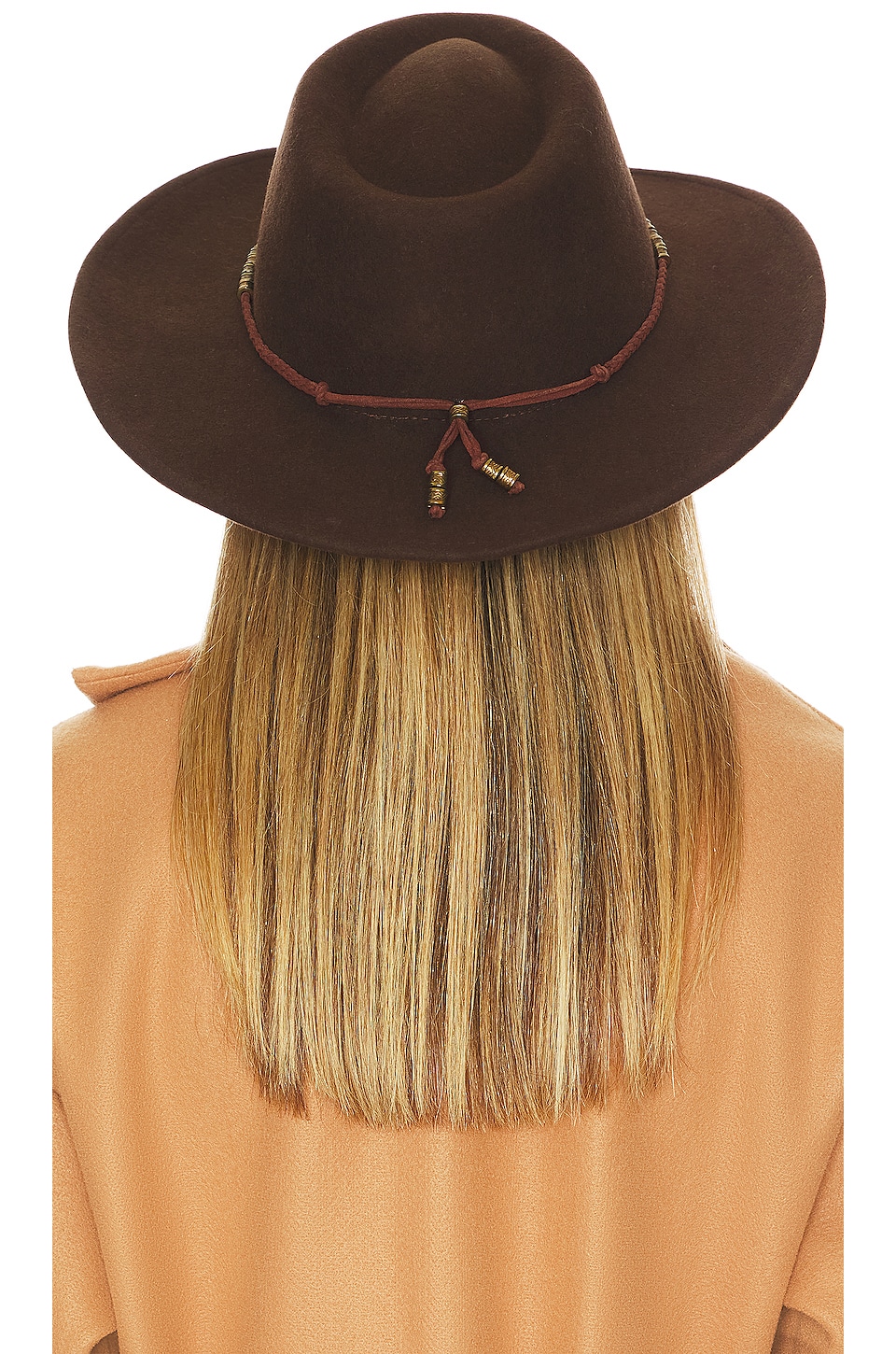 Nikki Beach Blaze Hat in Brown