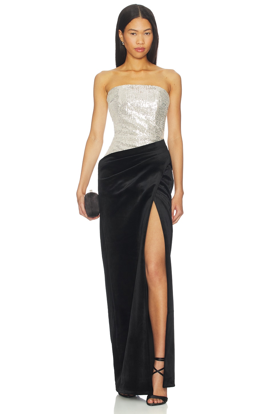 Nadine Merabi - Samantha Black Dress | Plush