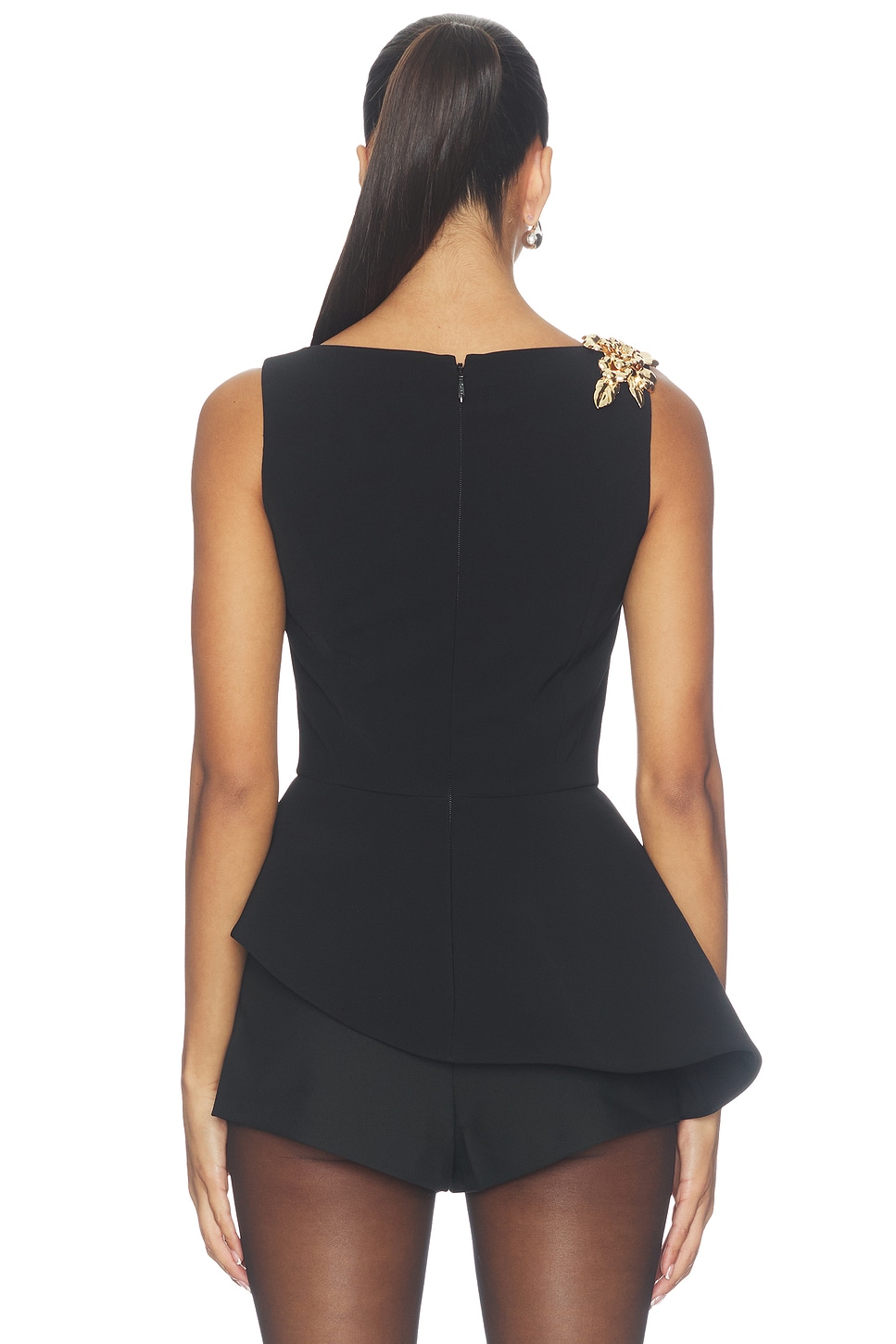 Nadine Merabi Gold Hardware Top