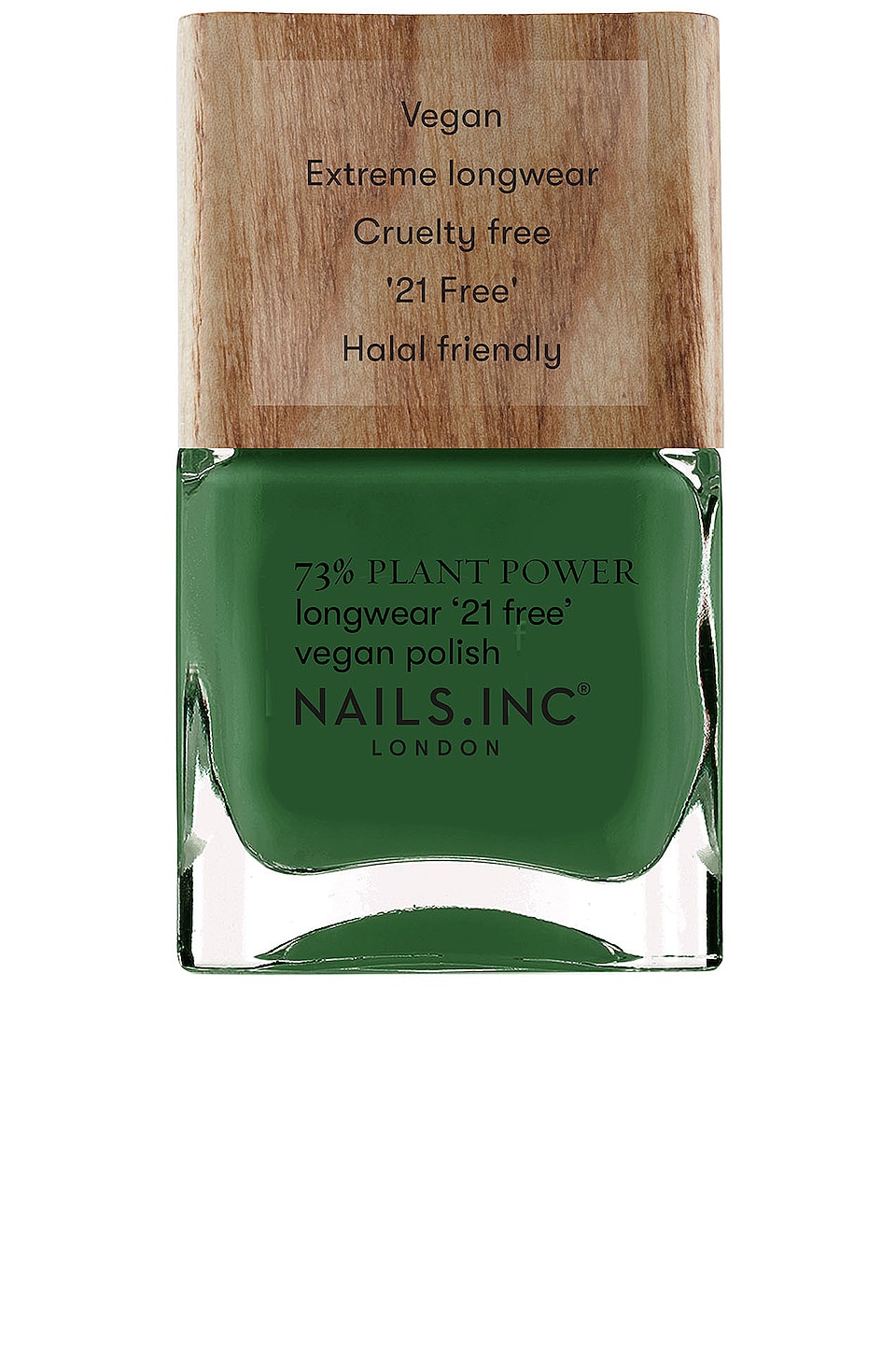 Image 1 of 73% Plant Power Wipe The Slate Green Nail Polish