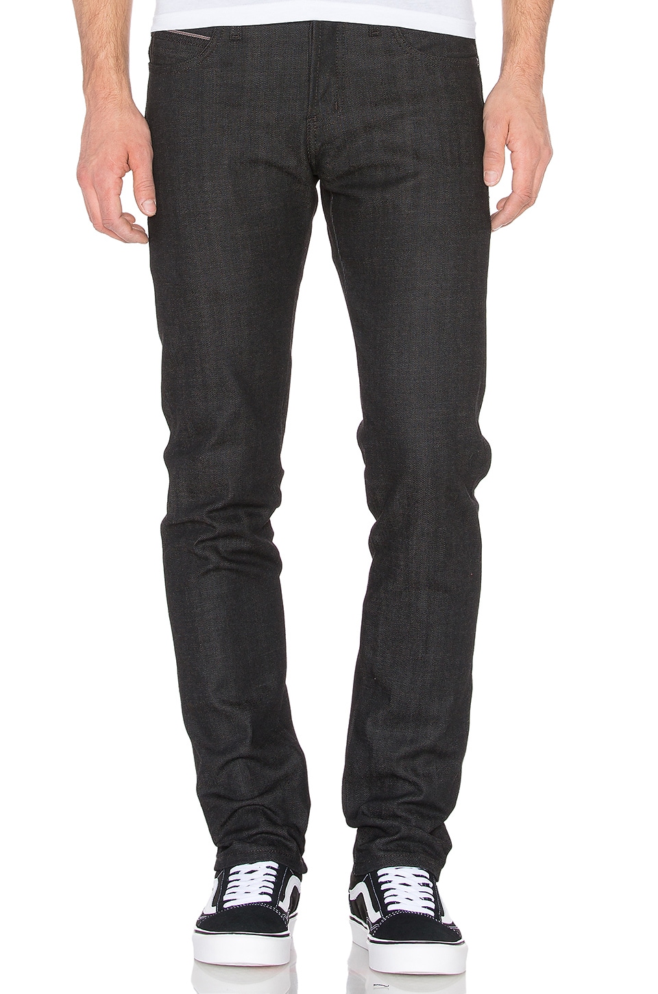 Naked & Famous Denim Super Skinny Guy Black X Grey Stretch Selvedge 11 ...