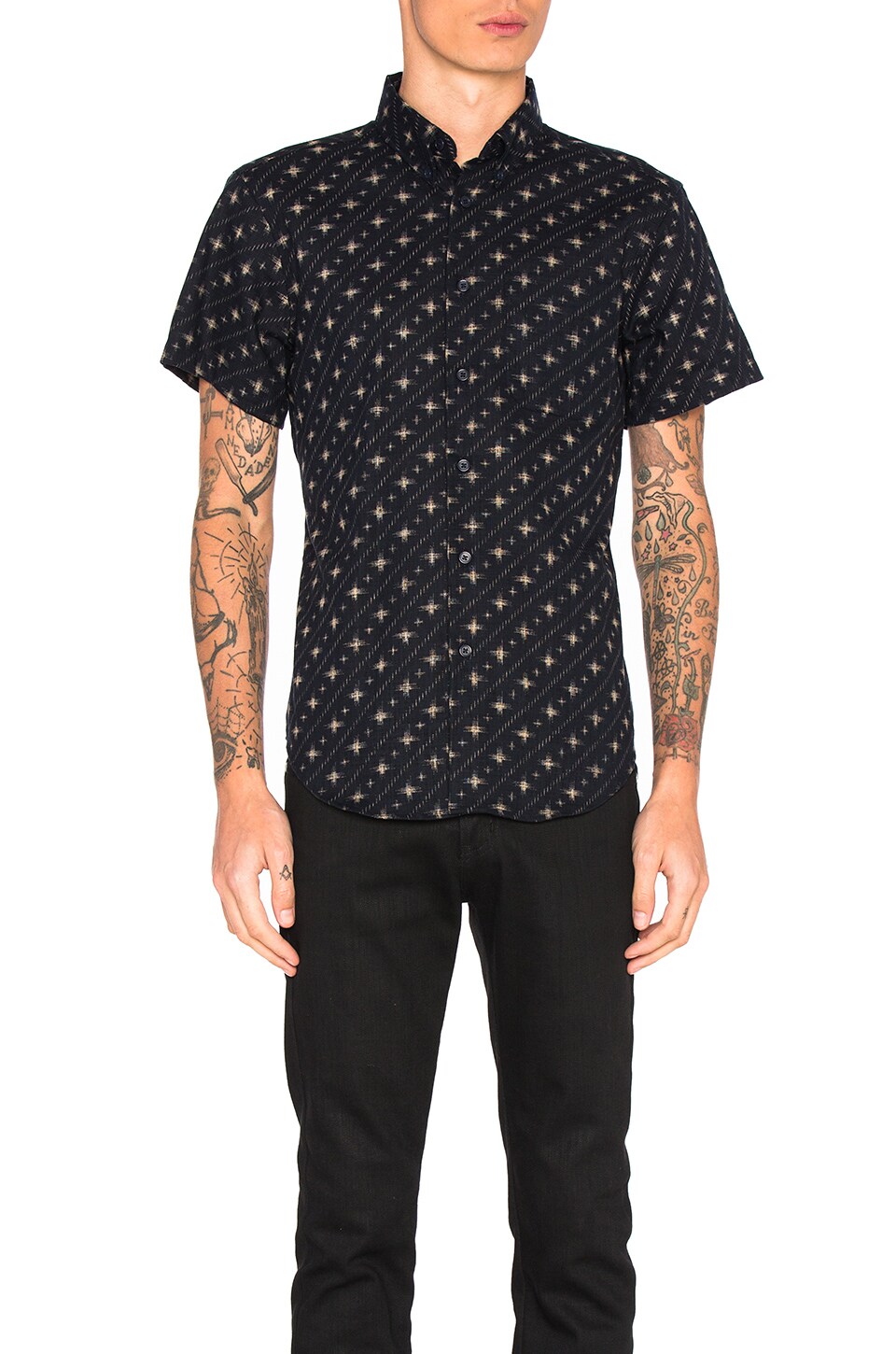 naked and famous kimono print