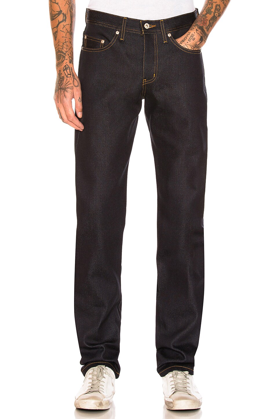 Naked \u0026 Famous Denim Weird Guy Broken 