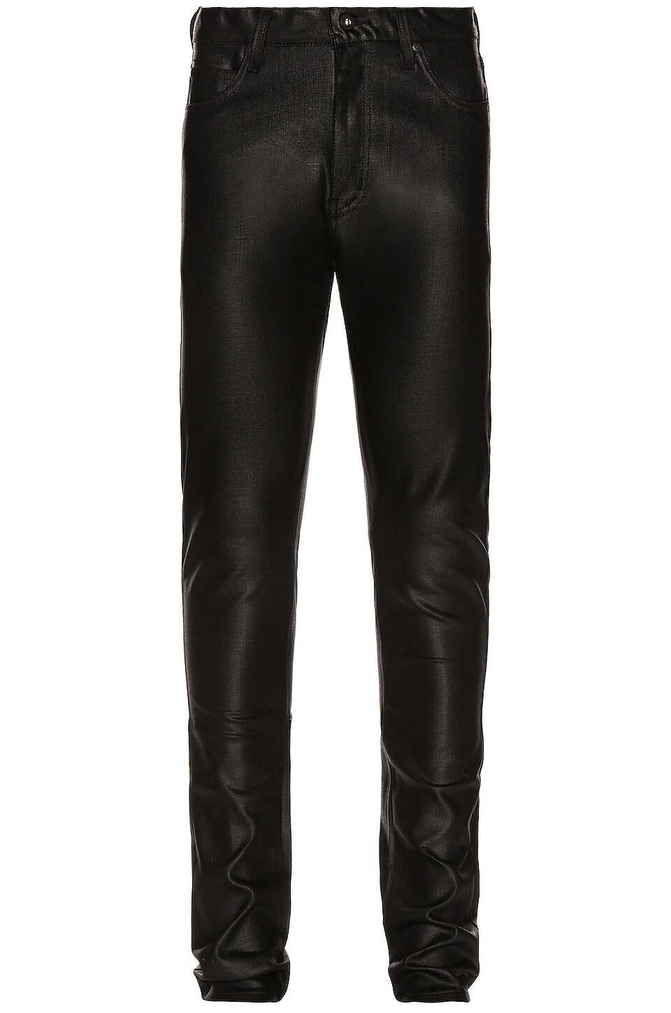 Naked & Famous Denim Stacked Guy 12oz Black Waxed Stretch in Black