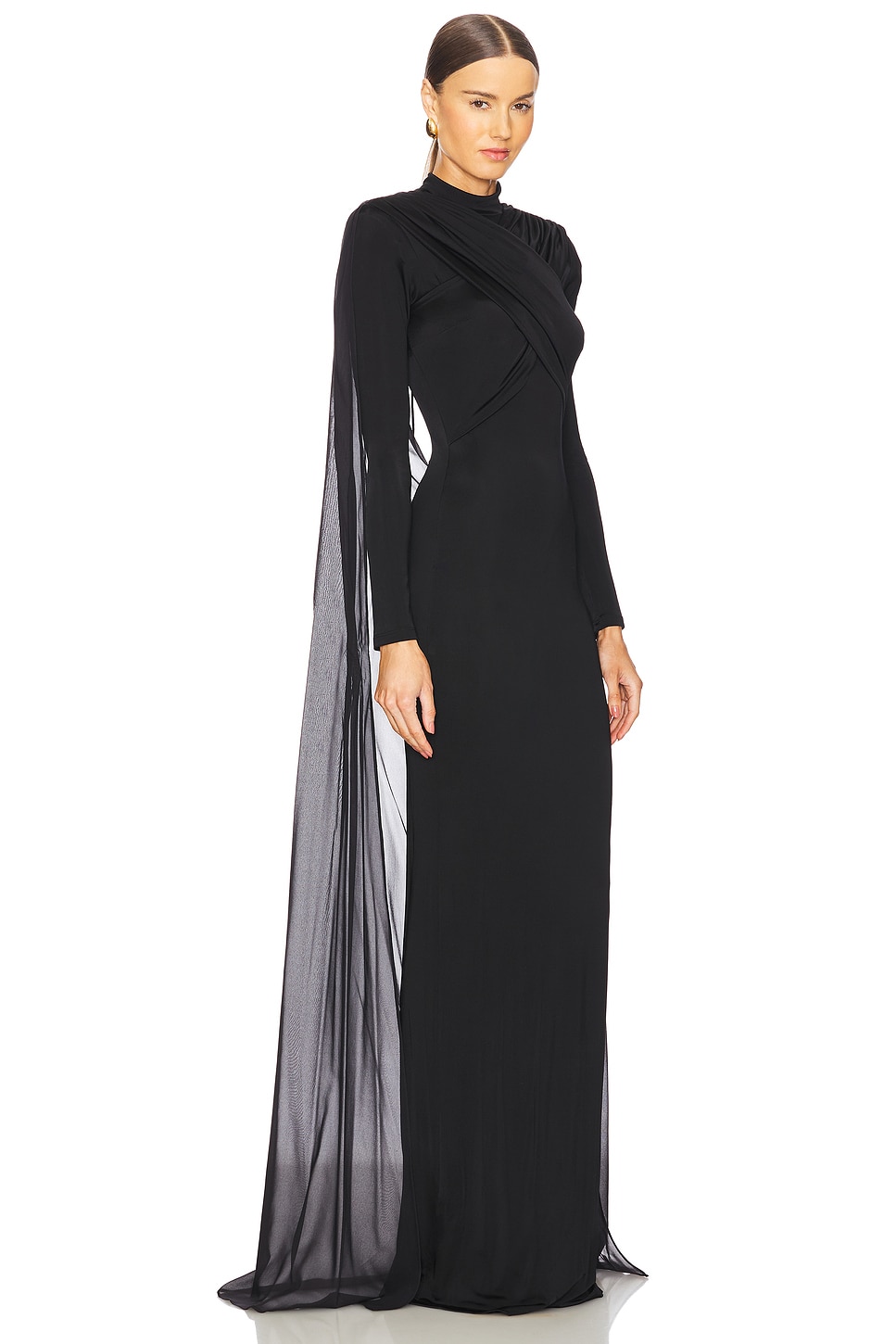 Quiniu Robe The New Arrivals by Ilkyaz Ozel Quiniu Gown in Mystère in Myst?re | REVOLVE