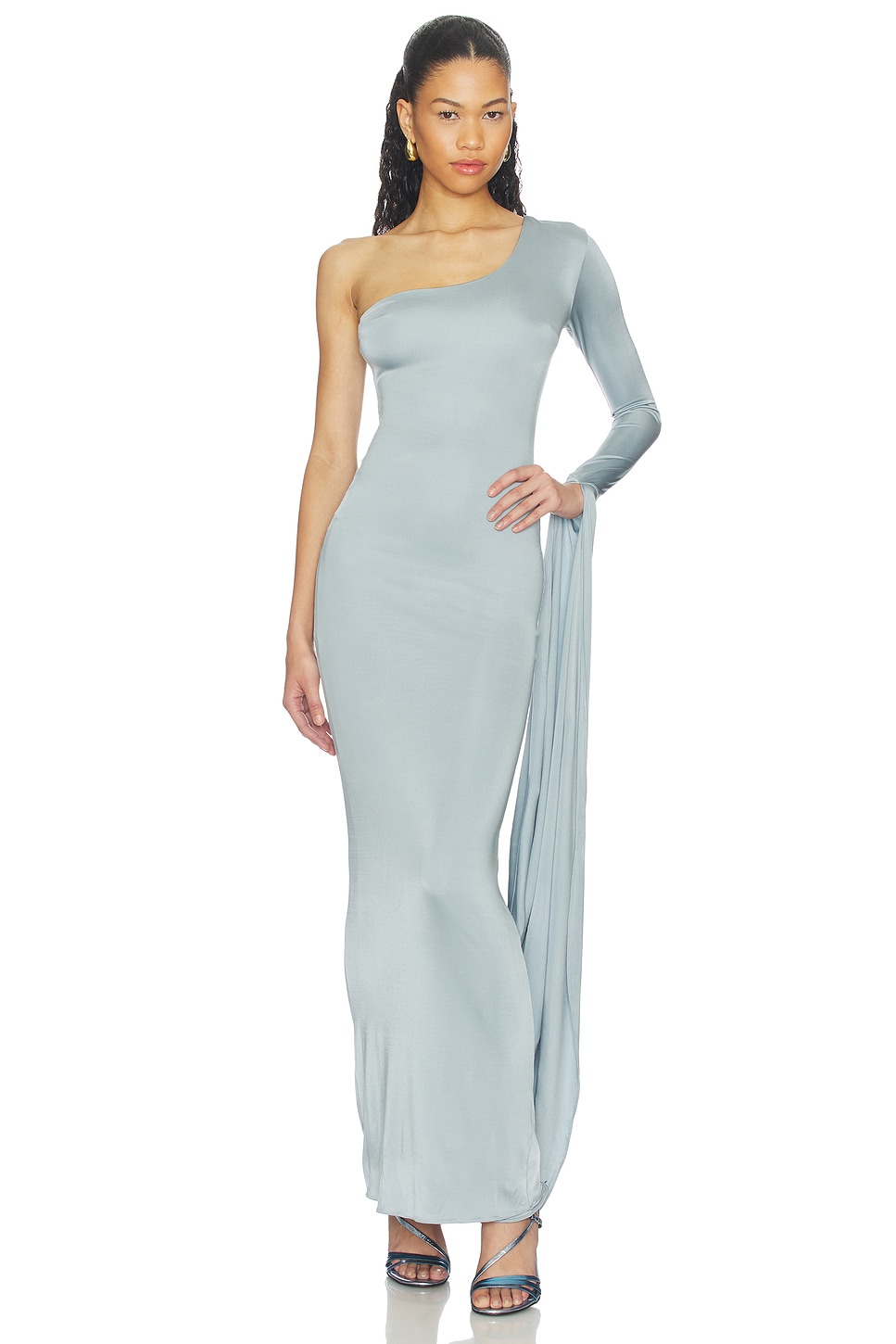 yuna green dress YUNA Caribbean Floral Dress Sage Floral / L