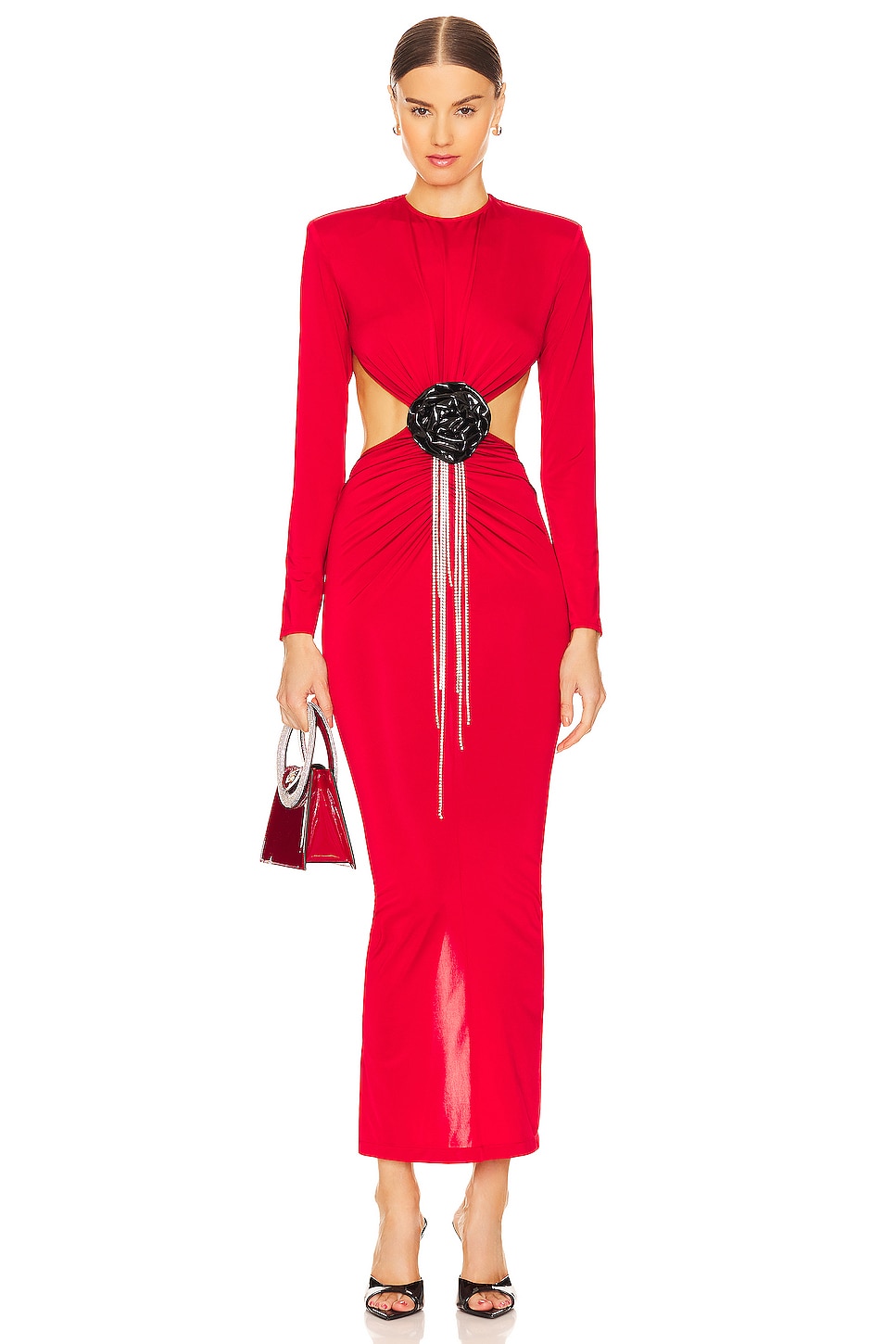 The New Arrivals by Ilkyaz Ozel Thea Dress in Rouge Dada