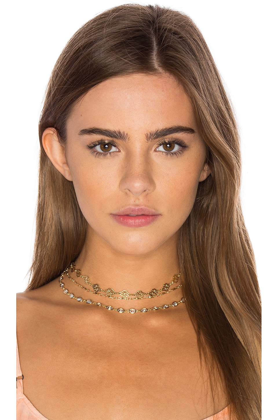 Natalie B Jewelry X REOVLVE Murray Hill Choker In Gold | REVOLVE