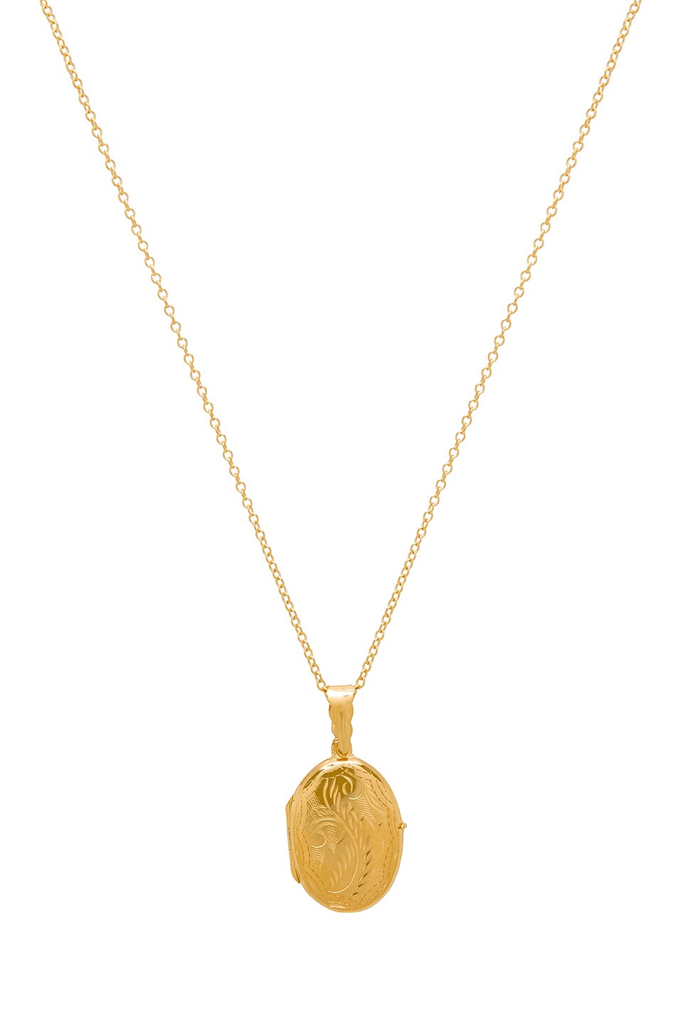 Natalie B Jewelry Oval Locket in Gold | REVOLVE