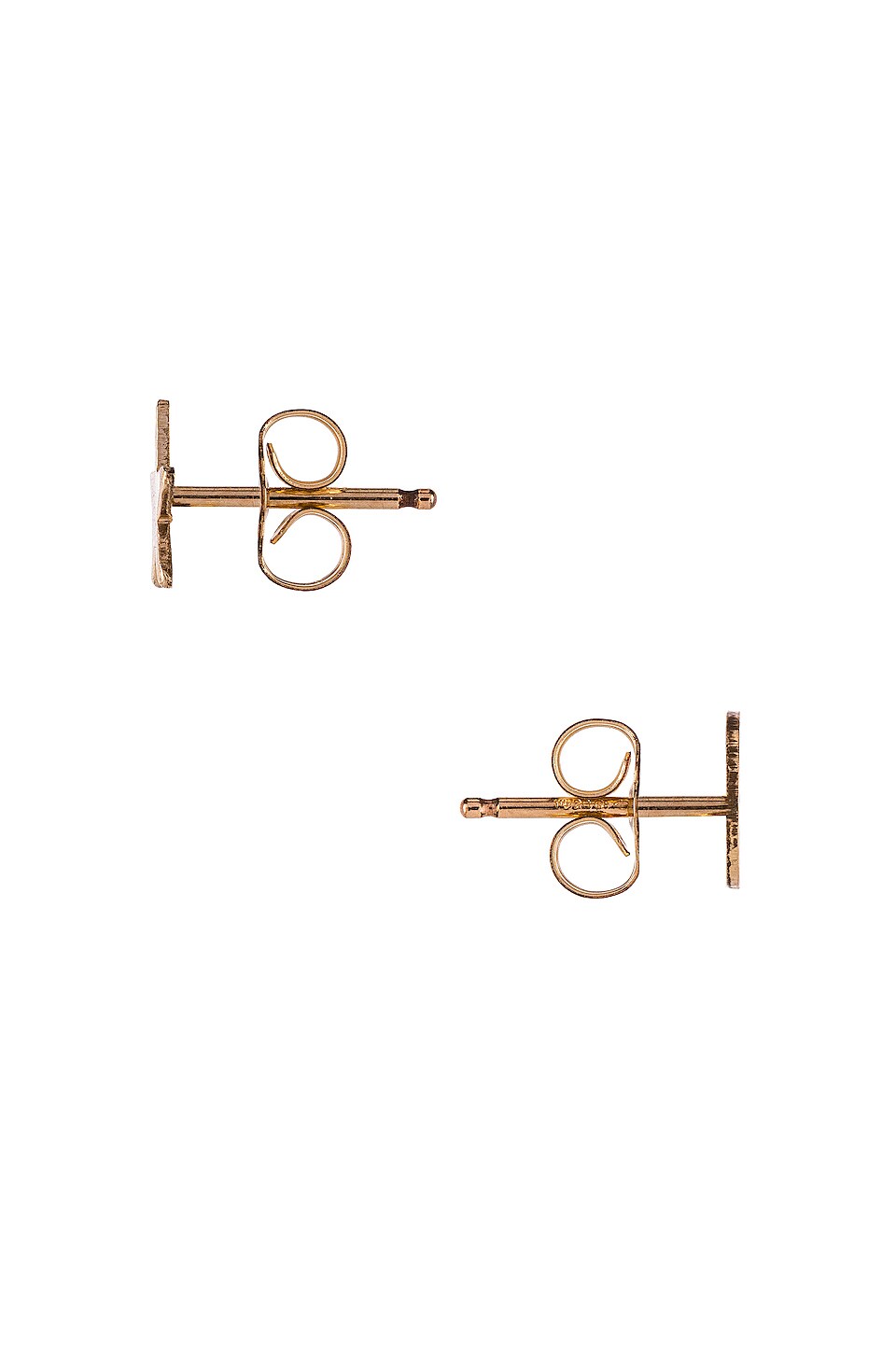 Natalie B Jewelry Moon & Star Studs in Gold