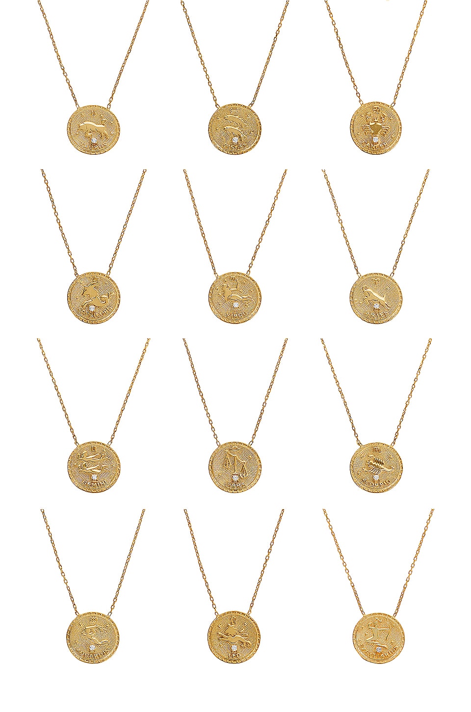 Redone Zodiac Vintage Necklace
