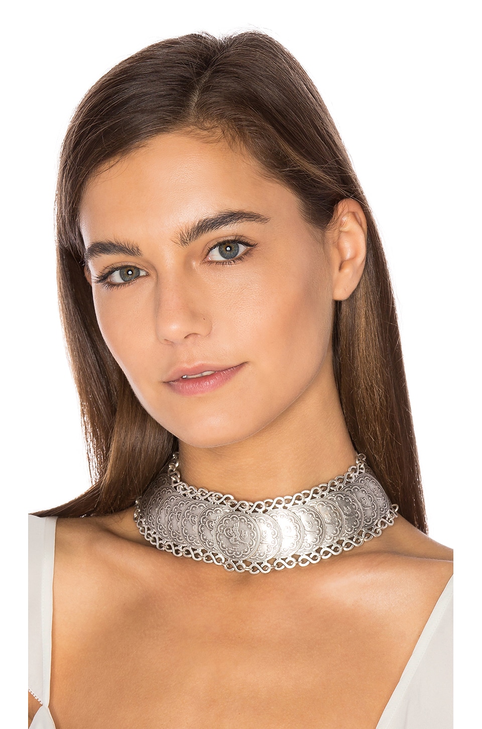 Natalie B Jewelry COLLIER RASDECOU CYPRUS en Silver REVOLVE